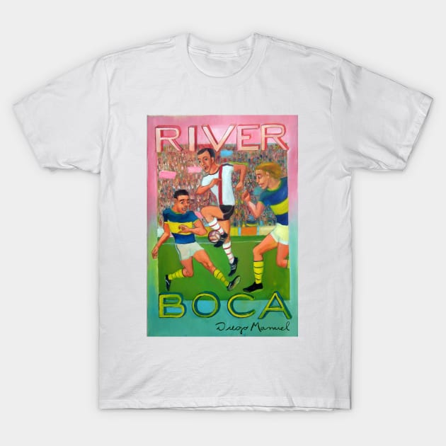 River Boca IV, 2012, by Diego Manuel T-Shirt by diegomanuel